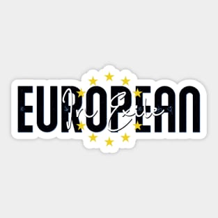 European in Exile Sticker